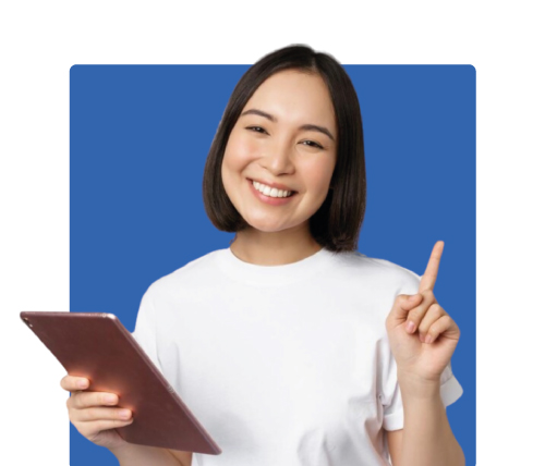 Women-in-tech-pointing-finger-asian